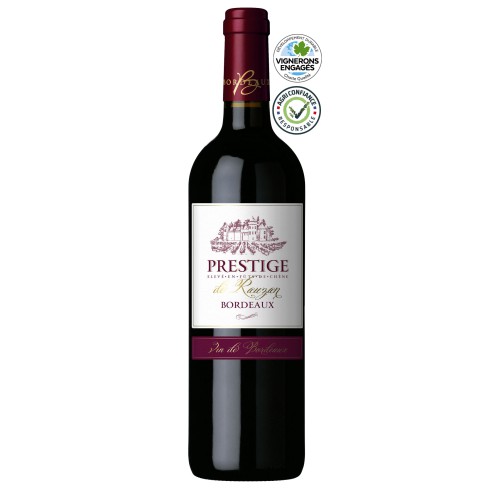 Prestige de Rauzan Bordeaux rouge élevé en fut de chene