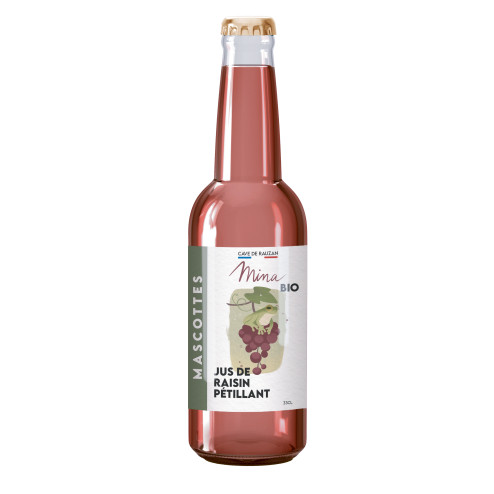 Jus de raisin pétaillant